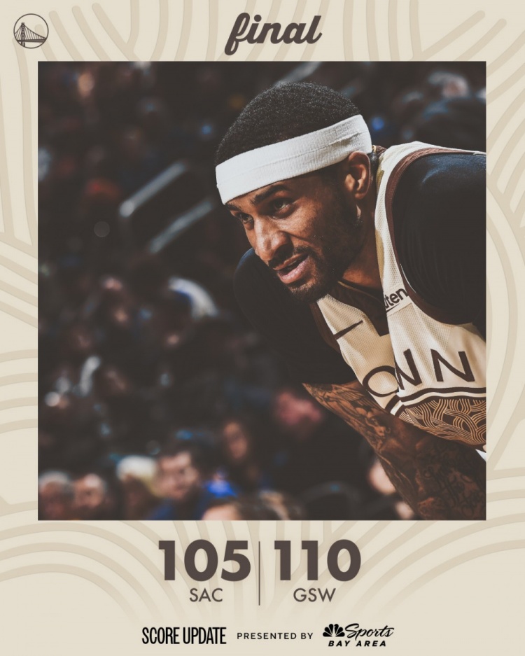 HTH Sports-12分4板3助3断！勇士官方晒海报&amp;小佩顿入镜：重回胜利轨道